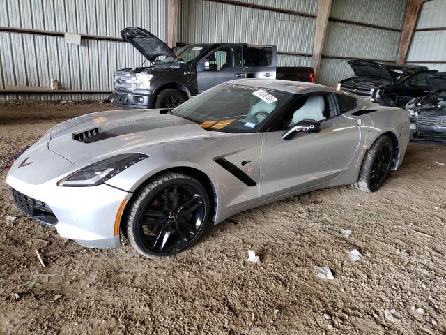 1G1YH2D78E5119206 - 2014 CHEVROLET CORVETTE STINGRAY Z51 1LT SILVER photo 1