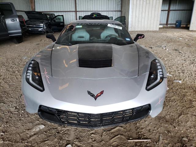 1G1YH2D78E5119206 - 2014 CHEVROLET CORVETTE STINGRAY Z51 1LT SILVER photo 5