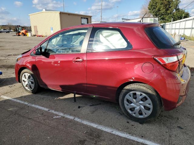 VNKJTUD31JA094836 - 2018 TOYOTA YARIS L RED photo 2