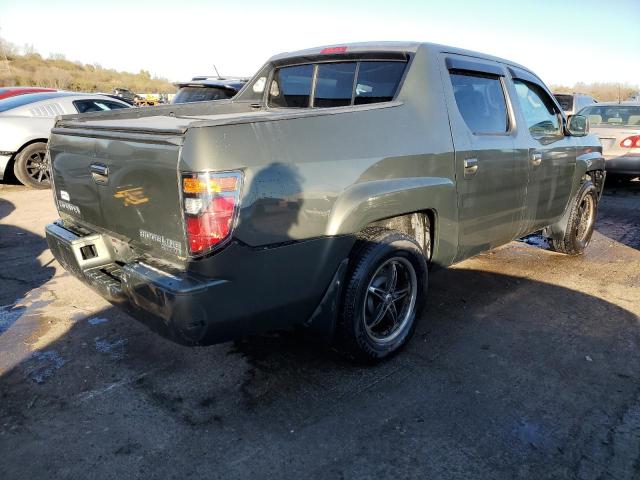 2HJYK16596H513267 - 2006 HONDA RIDGELINE RTL GREEN photo 3