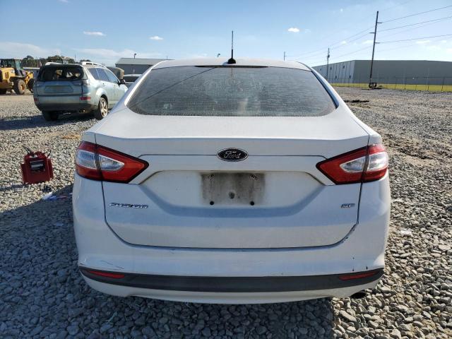 3FA6P0H70DR179157 - 2013 FORD FUSION SE WHITE photo 6