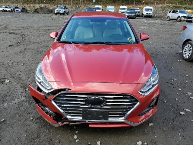 5NPE24AF2JH647420 - 2018 HYUNDAI SONATA SE RED photo 5