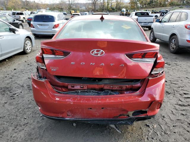 5NPE24AF2JH647420 - 2018 HYUNDAI SONATA SE RED photo 6