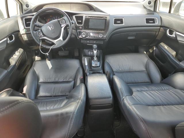 19XFB2F93FE055435 - 2015 HONDA CIVIC EXL თეთრი ფოტო 8