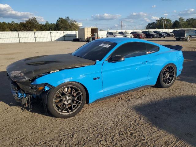 1FA6P8CF2H5308733 - 2017 FORD MUSTANG GT BLUE photo 1
