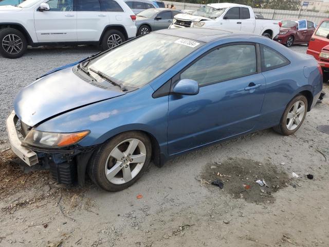 2HGFG12886H501478 - 2006 HONDA CIVIC EX BLUE photo 1