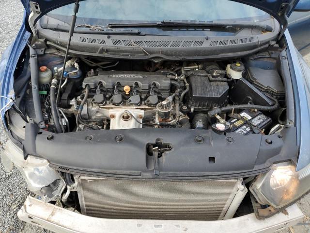 2HGFG12886H501478 - 2006 HONDA CIVIC EX BLUE photo 11
