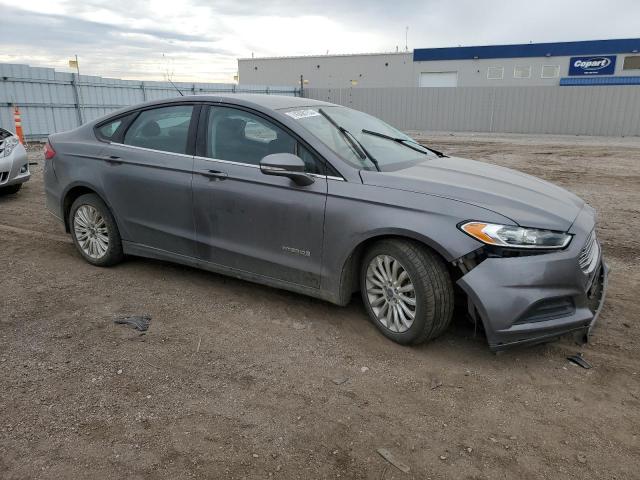 3FA6P0LU9DR178019 - 2013 FORD FUSION SE HYBRID GRAY photo 4