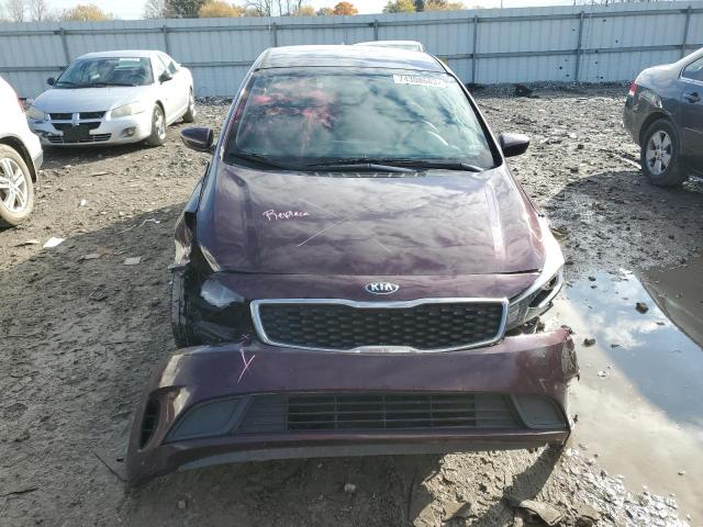 3KPFL4A79JE248437 - 2018 KIA FORTE LX BURGUNDY photo 5