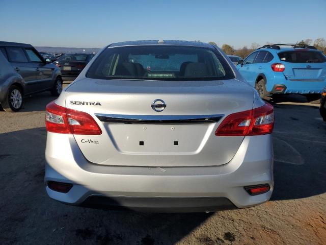 3N1AB7AP0KY452321 - 2019 NISSAN SENTRA S SILVER photo 6