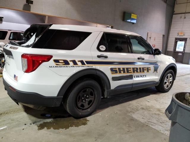 1FM5K8AB1LGD07859 - 2020 FORD EXPLORER POLICE INTERCEPTOR WHITE photo 3