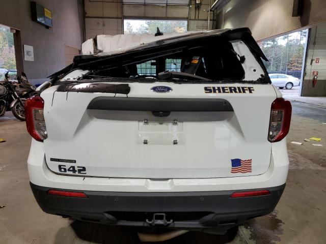 1FM5K8AB1LGD07859 - 2020 FORD EXPLORER POLICE INTERCEPTOR WHITE photo 6