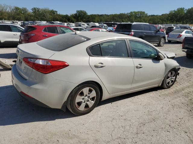 KNAFK4A64E5149582 - 2014 KIA FORTE LX BEIGE photo 3