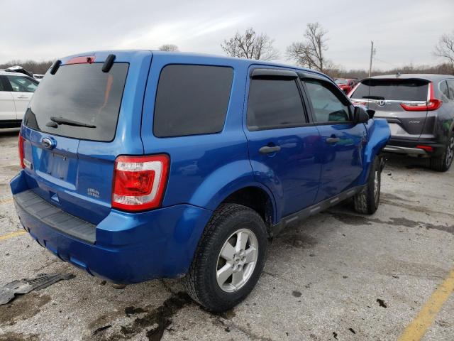 1FMCU0C75CKB54203 - 2012 FORD ESCAPE XLS BLUE photo 3