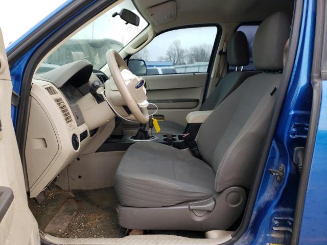 1FMCU0C75CKB54203 - 2012 FORD ESCAPE XLS BLUE photo 7