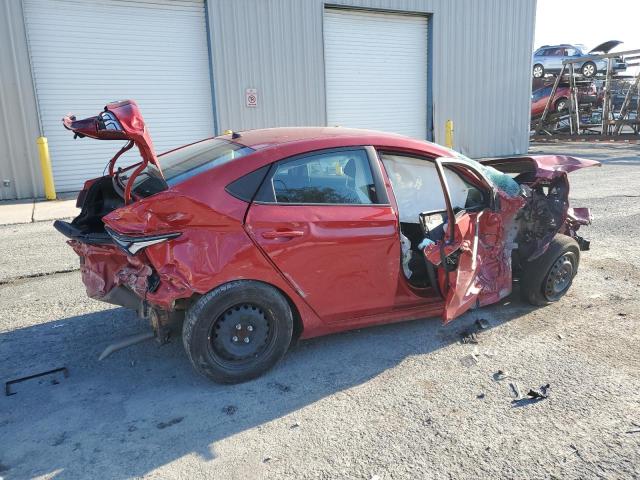 3KPC24A64NE160897 - 2022 HYUNDAI ACCENT SE RED photo 3