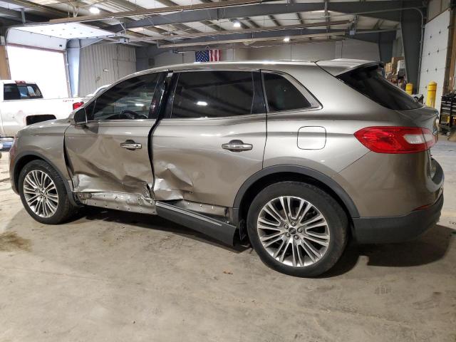 2LMPJ8LR9HBL31495 - 2017 LINCOLN MKX RESERVE أسمر صورة 2