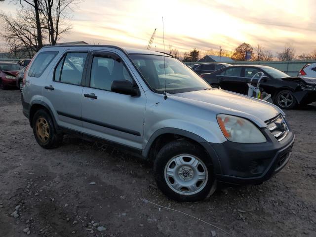 JHLRD68596C019025 - 2006 HONDA CR-V LX SILVER photo 4