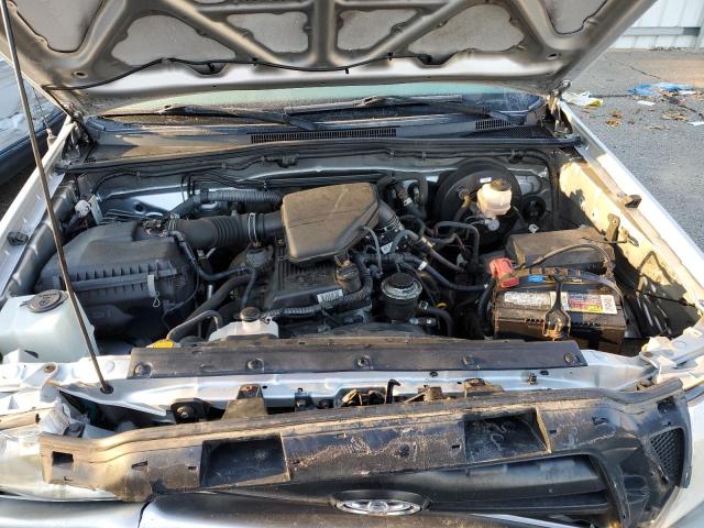 5TFUX4EN3BX006555 - 2011 TOYOTA TACOMA ACCESS CAB ვერცხლისფერი ფოტო 11
