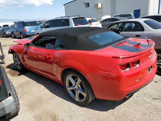 2G1FC3D36D9215894 - 2013 CHEVROLET CAMARO LT RED photo 2