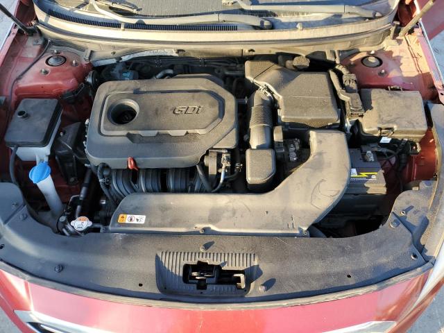 5NPE24AFXHH468911 - 2017 HYUNDAI SONATA SE RED photo 11