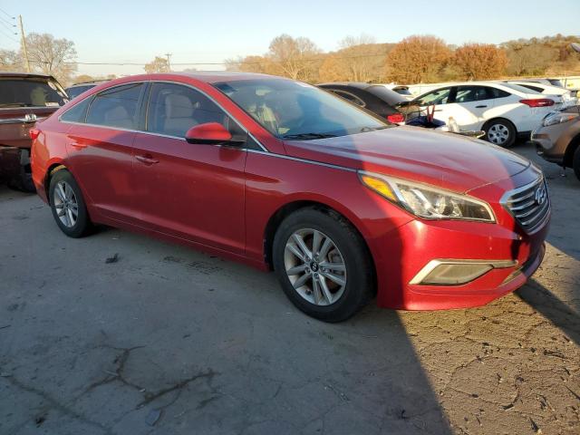 5NPE24AFXHH468911 - 2017 HYUNDAI SONATA SE RED photo 4