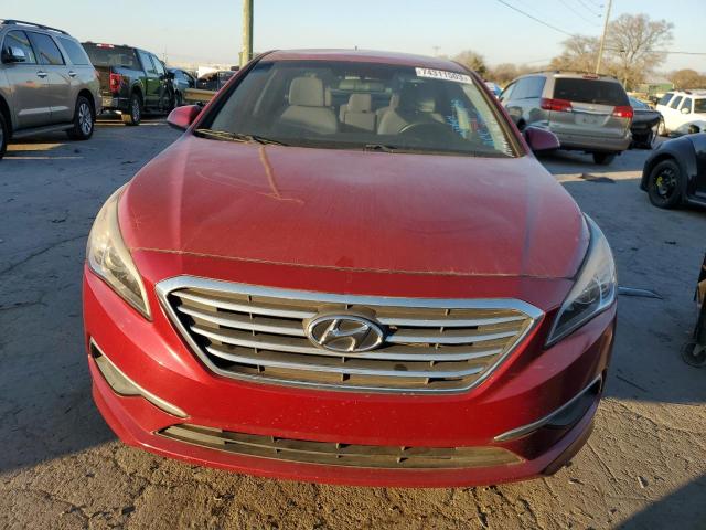 5NPE24AFXHH468911 - 2017 HYUNDAI SONATA SE RED photo 5