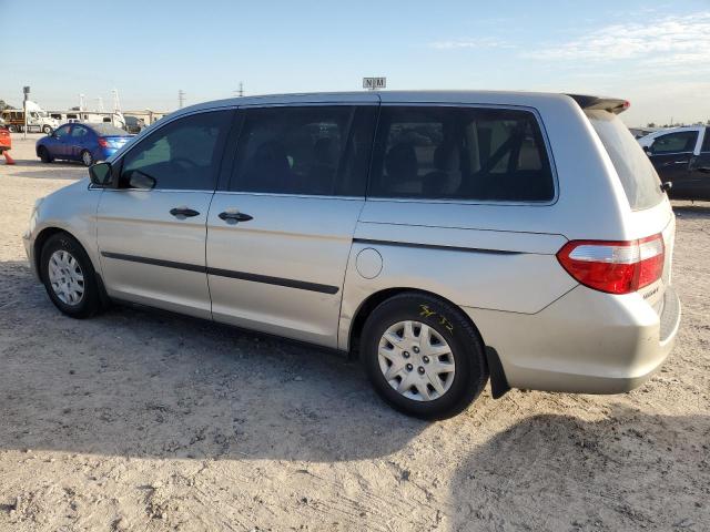 5FNRL382X7B025747 - 2007 HONDA ODYSSEY LX TAN photo 2