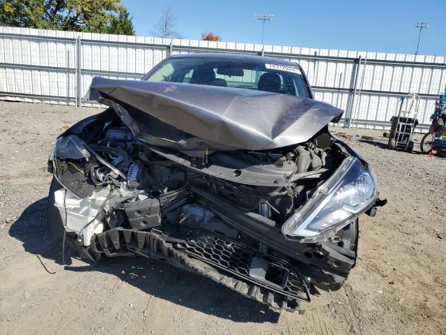 3N1AB7AP2KY380019 - 2019 NISSAN SENTRA S GRAY photo 5