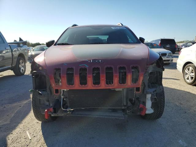 1C4PJMBS8EW254979 - 2014 JEEP CHEROKEE TRAILHAWK წითელი ფოტო 5