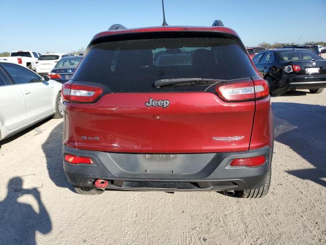 1C4PJMBS8EW254979 - 2014 JEEP CHEROKEE TRAILHAWK RED photo 6