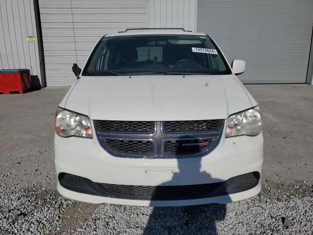 2C4RDGCG4DR755550 - 2013 DODGE GRAND CARA SXT WHITE photo 5