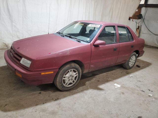 1B3XP28K2PN672281 - 1993 DODGE SHADOW RED photo 1