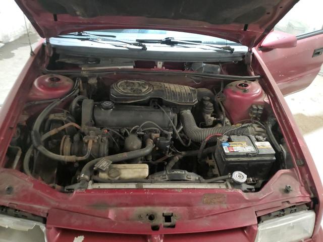 1B3XP28K2PN672281 - 1993 DODGE SHADOW RED photo 11