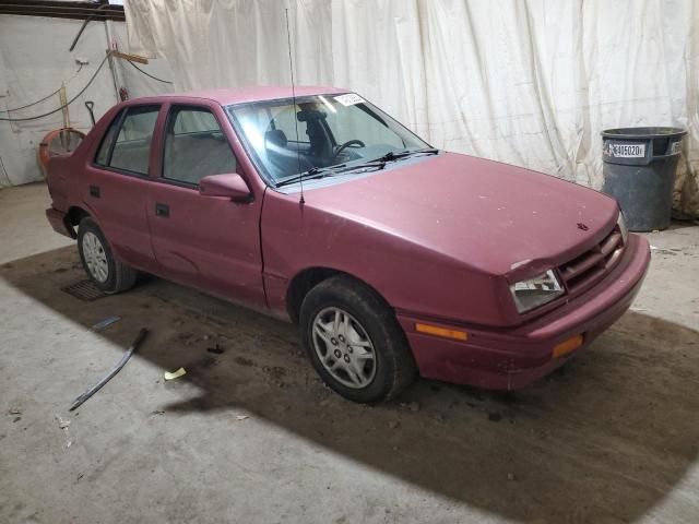 1B3XP28K2PN672281 - 1993 DODGE SHADOW RED photo 4