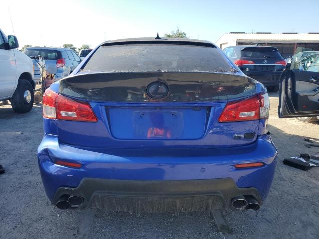 JTHBP5C22B5009723 - 2011 LEXUS IS F BLUE photo 6