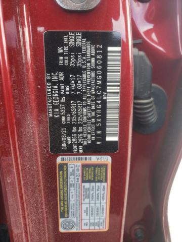 5XYRG4LC7MG060812 - 2021 KIA SORENTO LX RED photo 13