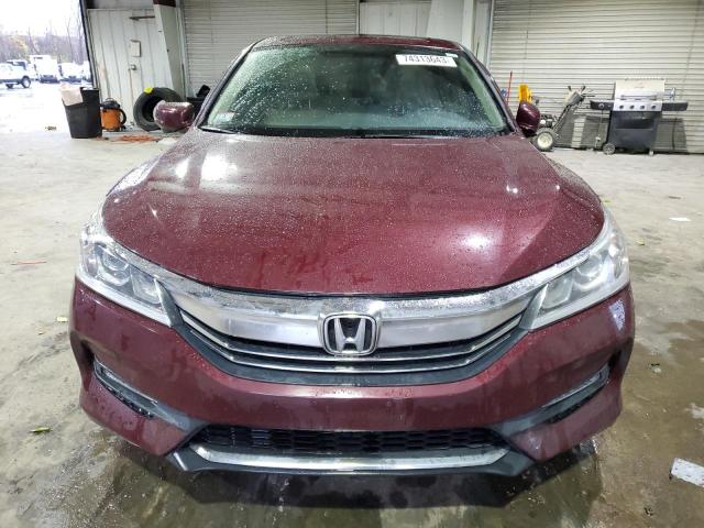 1HGCR2F86GA004619 - 2016 HONDA ACCORD EXL BURGUNDY photo 5