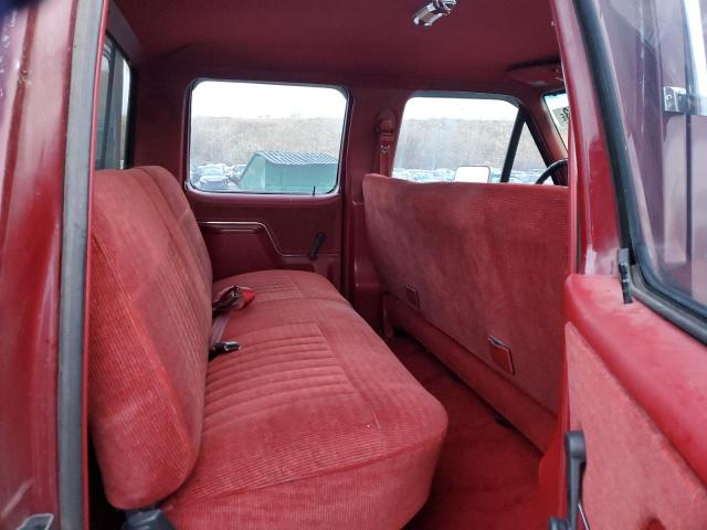 2FTJW36G6KCA26834 - 1989 FORD F350 MAROON photo 10