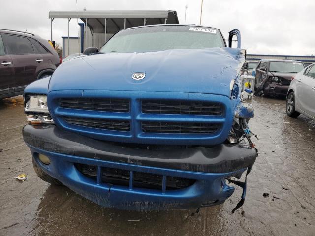 1B7HL38N42S569324 - 2002 DODGE DAKOTA QUAD SPORT BLUE photo 5