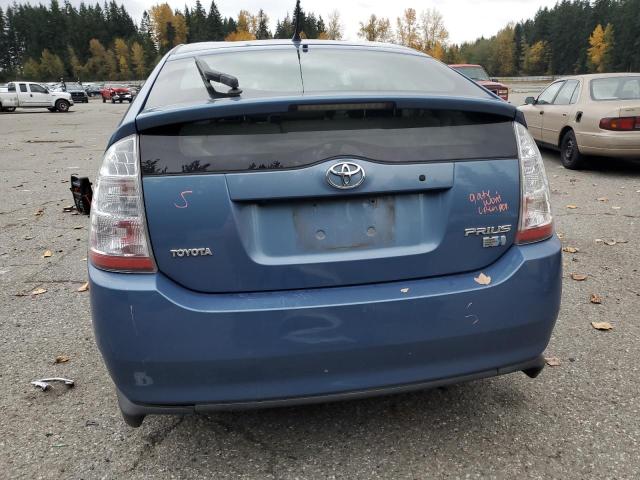 JTDKB20U087695276 - 2008 TOYOTA PRIUS BLUE photo 6