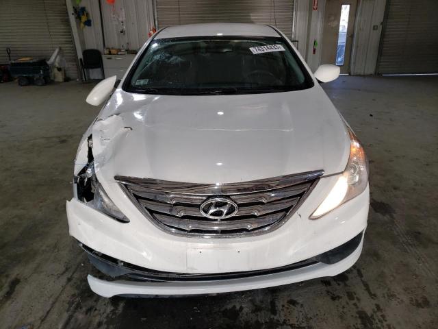 5NPEB4AC6EH892460 - 2014 HYUNDAI SONATA GLS WHITE photo 5