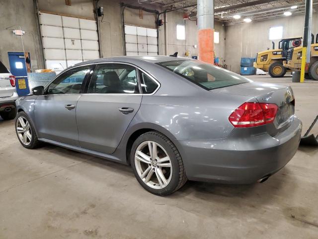 1VWBS7A33EC031542 - 2014 VOLKSWAGEN PASSAT SE GRAY photo 2