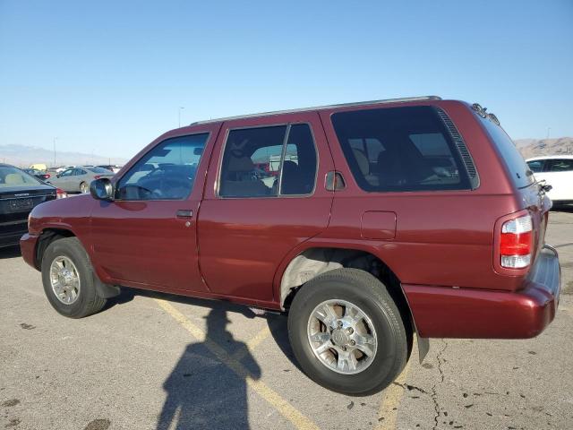 JN8DR09X81W579250 - 2001 NISSAN PATHFINDER LE 勃艮第红 照片 2