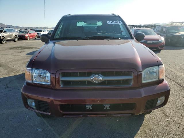 JN8DR09X81W579250 - 2001 NISSAN PATHFINDER LE 勃艮第红 照片 5