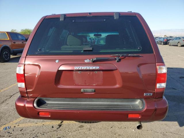 JN8DR09X81W579250 - 2001 NISSAN PATHFINDER LE 勃艮第红 照片 6