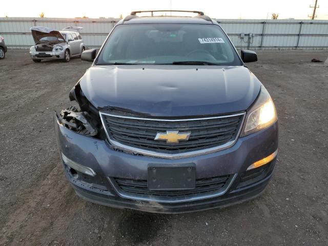 1GNKRFED0DJ137783 - 2013 CHEVROLET TRAVERSE LS BLUE photo 5