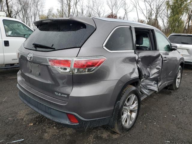 5TDJKRFH8FS188692 - 2015 TOYOTA HIGHLANDER XLE Boz foto 3
