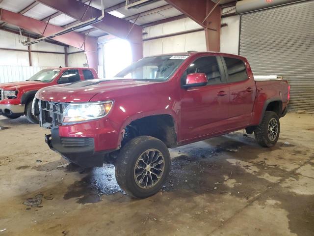 1GCPTEE13M1140306 - 2021 CHEVROLET COLORADO ZR2 BURGUNDY photo 1