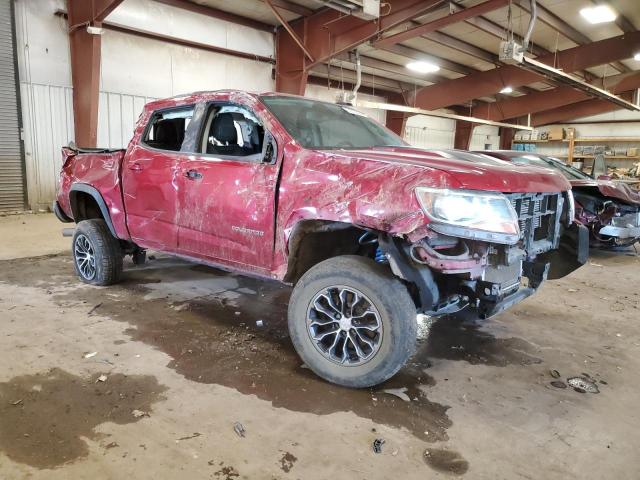 1GCPTEE13M1140306 - 2021 CHEVROLET COLORADO ZR2 BURGUNDY photo 4